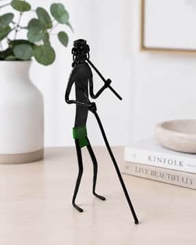 theallchemy Tribal Woman Metal Showpiece-picture-51