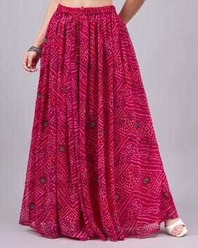 Women Printed Long Skirt-image-2