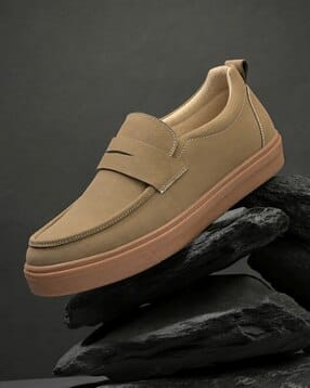 buda jeans co Men Slip On Leather Shoes -picture-32