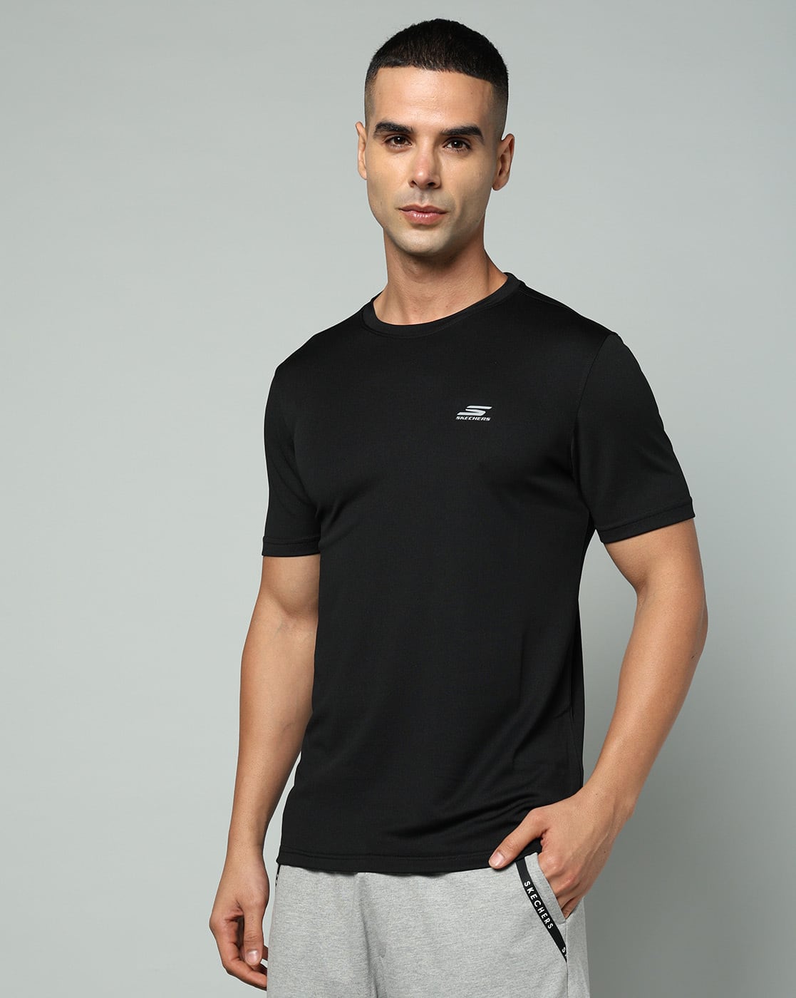 Men Regular Fit Performance Crew-Neck T-Shirt