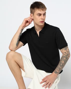 gap Men Textured Slim Fit Polo T-Shirt-picture-34
