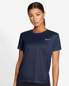 Regular Fit Round-Neck T-Shirt with Logo Print-image-1
