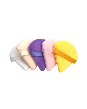 shopcash Pack of 5 Triangle Make-Up Puff Set-picture-11