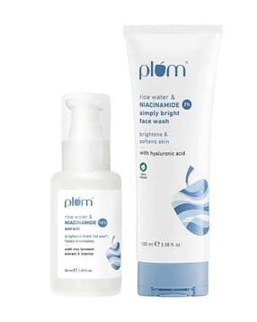 Set of 2 Niacinamide Facewash and Face Serum Combo for Brightening Skin Fades Blemishes & Hydrates-image-32