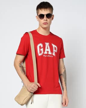 gap Men Printed Slim Fit Round-Neck T-Shirt-picture-33