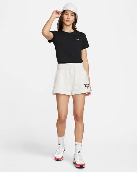 NIKE Regular Fit Round-Neck T-Shirt with Logo Embroidery