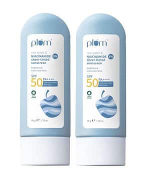 Set of 2 Rice Water & 3 Niacinamide Sheer-tinted SPF 50 PA+ Sunscreen Universal Tint Combo-image-10
