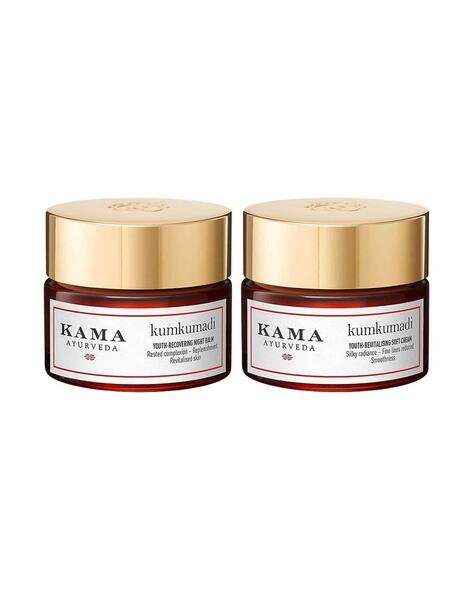 KAMA AYURVEDA Kumkumadi AMPM Ritual - Kumkumadi Soft Cream & Night Balm Combo