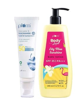 Set of 2 Body Lotion SPF 35 PA+++ & Sunscreen SPF 50 PA+++ Duo for Sun Protection-image-1