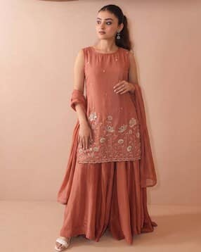 nyrika Women Embellished & Embroidery Straight Kurta Set-picture-31