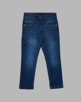 pantaloons junior Boys Washed Mid-Rise Straight Jeans-picture-34