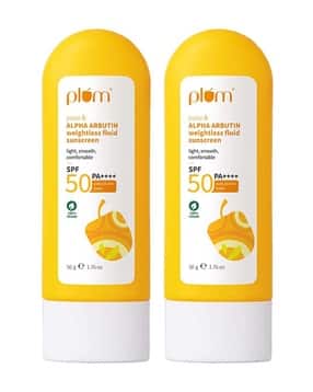 plum Set of 2 Yuzu & Alpha Arbutin Weightless Fluid Sunscreen SPF 50 PA++++ Combo-picture-49