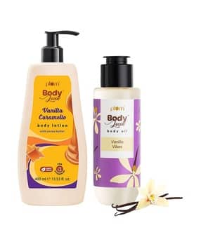 Set of 2 BodyLovin Moisture Superstars Duo - Vanilla Caramello Body Lotion + Body Oil-image-46
