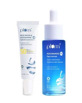 Set of 2 Bright Boost Duo to Hydrate & Protect - Suits All Skin Types (Face Serum and spf 50 sunscreen)-image-26