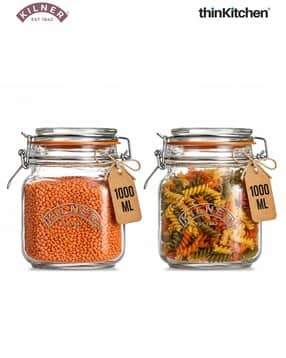 Clip Top Airtight Glass Jar 1.5 Litre - Set of 2-image-9
