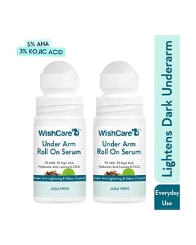 wishcare Aqua Fresh Underarm Roll On Serum-Reduces PigmentationBrightens Skin&Prevent Odour(50mlx2)-picture-17