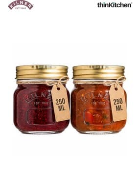kilner Clip Top Round Glass Storage Jar 350ml - Set of 2-picture-46