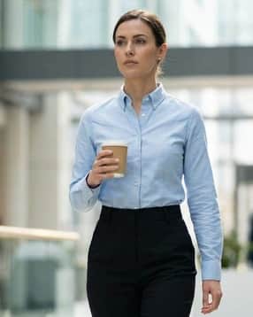 molly & michel Women Regular Fit Spread-Collar Shirt-picture-14