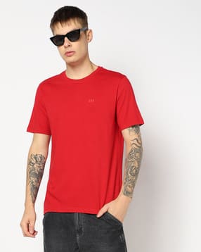gap Men Solid Slim Fit Round-Neck T-Shirt-picture-47