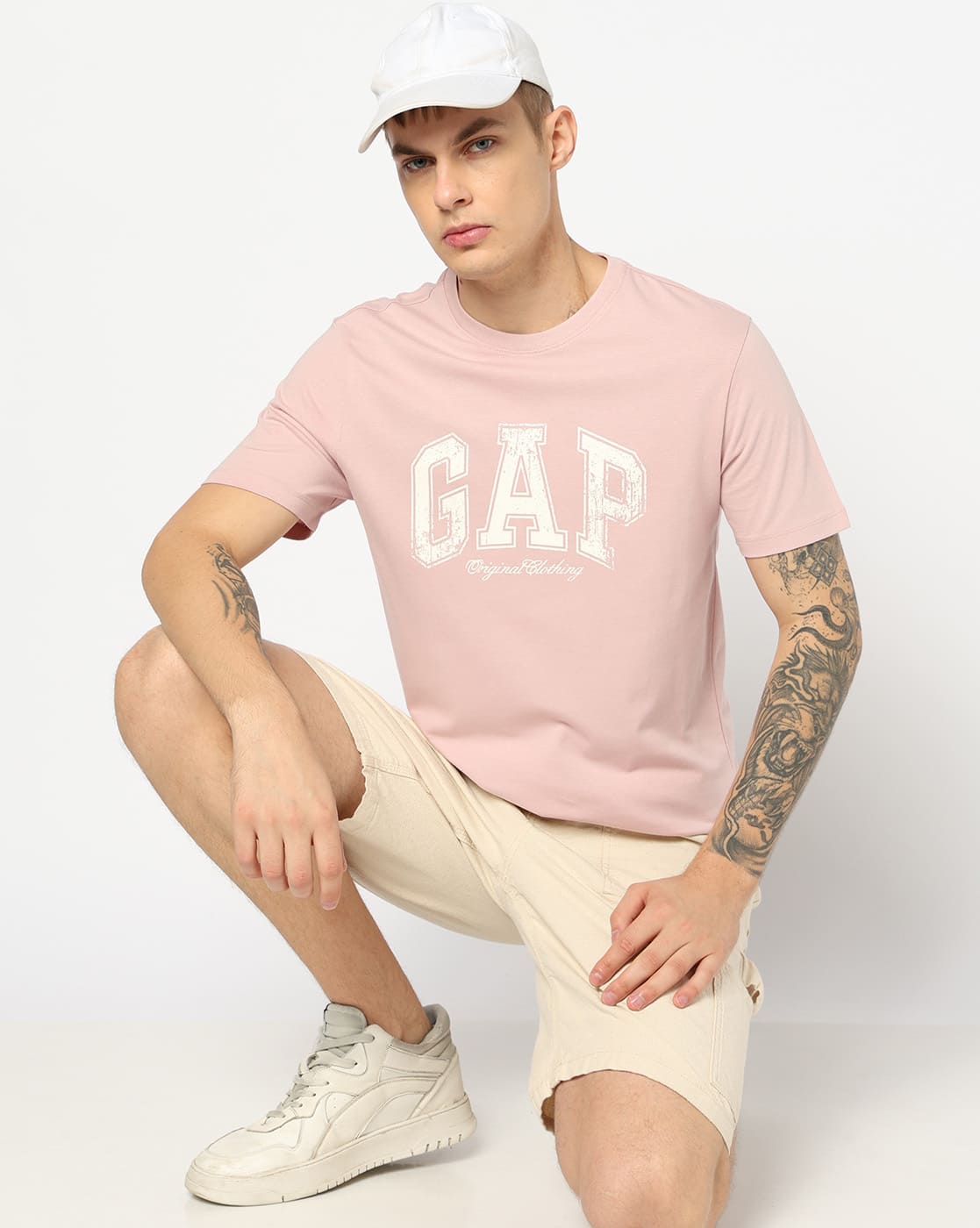 Men Printed Slim Fit Round-Neck T-Shirt