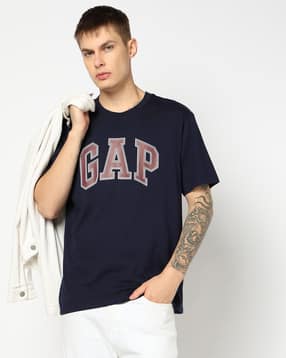 gap Men Printed Relaxed Fit Round-Neck T-Shirt-picture-37