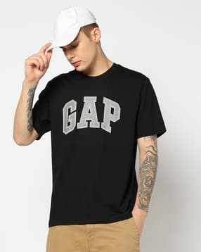 gap Men Printed Relaxed Fit Round-Neck T-Shirt-picture-15