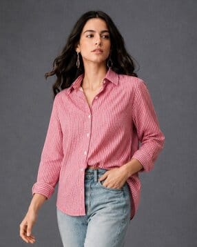 indie picks Striped Relaxed Fit Shirt-picture-25