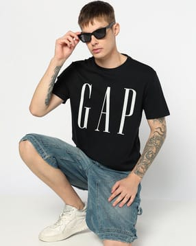 gap Men Printed Slim Fit Round-Neck T-Shirt-picture-13