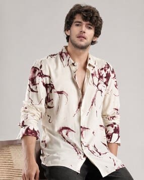 buda jeans co Men Abstract Regular Fit Shirt-picture-38