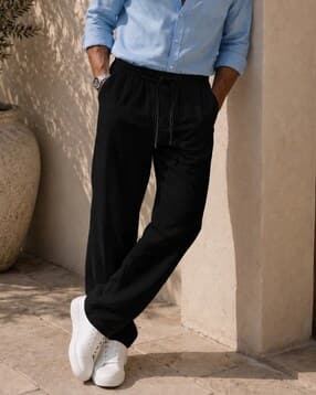 alpha tribe Men Mid Rise Relaxed Fit Trouser-picture-37
