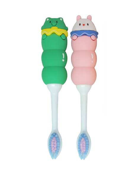Kalra Magic Pack of 4 Baby Catterpillar Toothbrushes