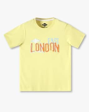 Boys Embroidered Regular Fit Round-Neck T-shirt-image-49