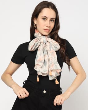 yousta Women Floral Print Scarf-picture-26