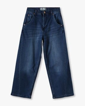 lee cooper Boys Lightly Washed Loose Jeans-picture-37