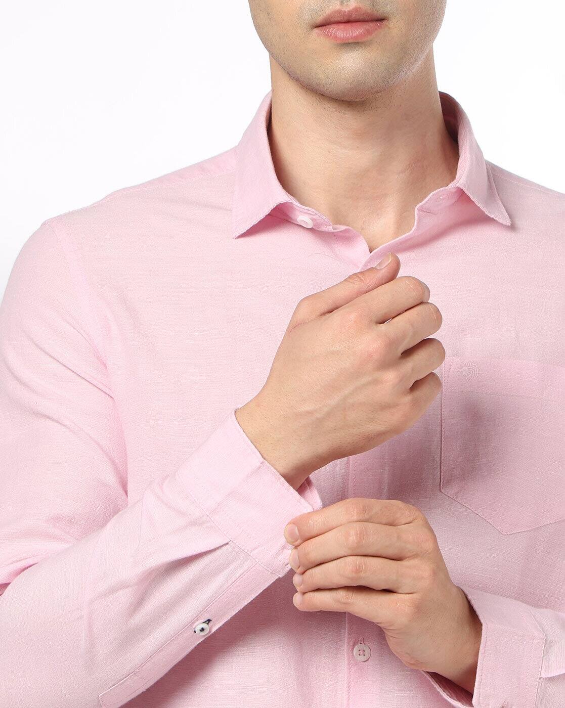 NP 35 FS BSC SHIRT WITH FRENCH, PINK, 38