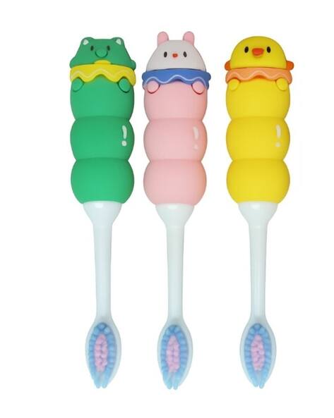 Kalra Magic Pack of 3 Baby Catterpillar Toothbrushes