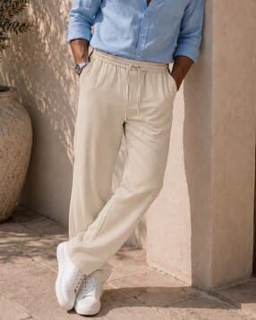 alpha tribe Men Mid Rise Relaxed Fit Trouser-picture-36