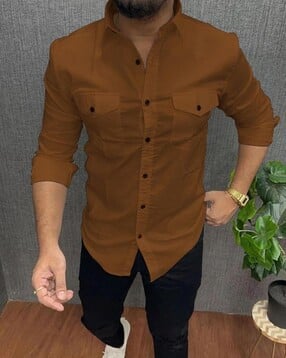 neonomad Men Regular Fit Double Pocket Shirt-picture-23
