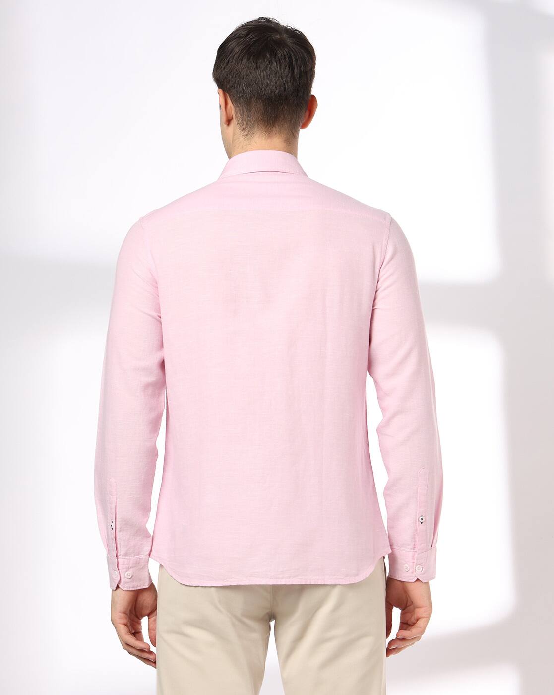 NP 35 FS BSC SHIRT WITH FRENCH, PINK, 38