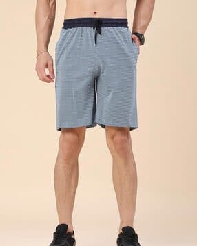 v-mart Men Printed Regular Fit Flat-Front Bermuda Shorts-picture-51