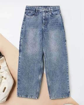 max Boys Lightly Washed Straight Jeans -picture-26