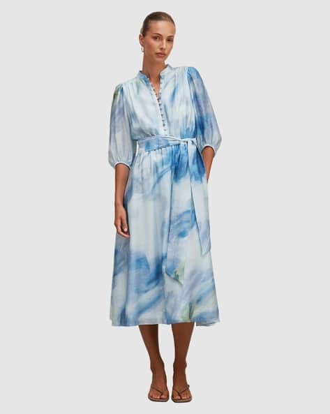 Forever New Women Abstract Midi Dress