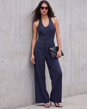 outzidr global Women Stripes Jumpsuit-picture-28