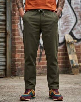 buda jeans co Men Relaxed Fit Flat-Front Trousers-picture-17