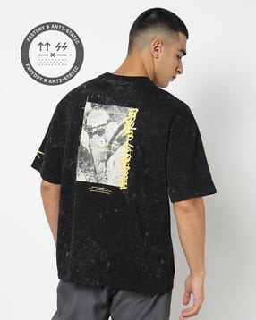 performax Men Graphic Print Oversized Crew-Neck T-Shirt-picture-35