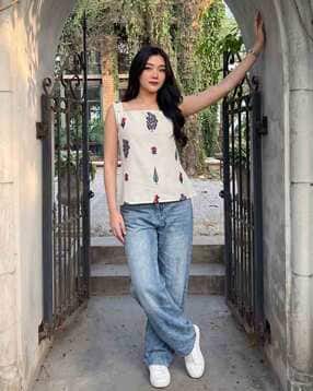 nyrika Women Floral Print Relaxed Fit Top-picture-29