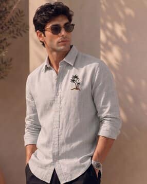buda jeans co Men Embroidered Regular Fit Shirt-picture-45