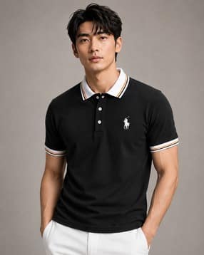 buda jeans co Men Regular Fit Polo T-Shirt with Embroidered Logo-picture-32