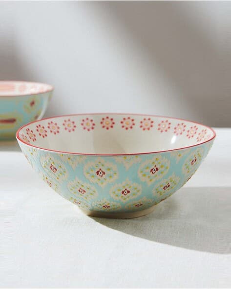 CHUMBAK Ikat Fusion Large Serving Bowl