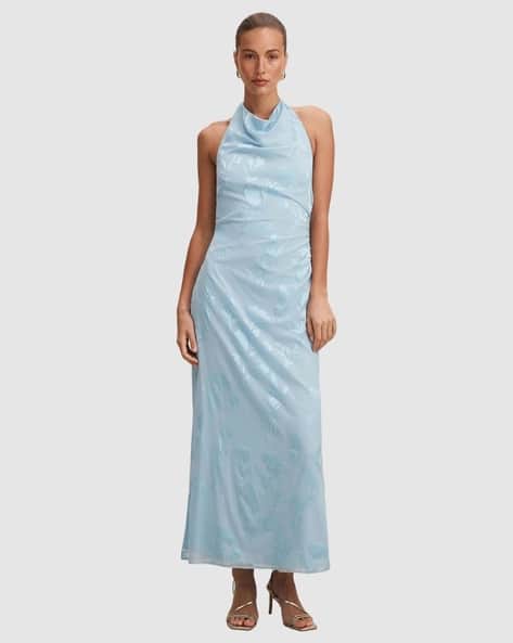 Forever New Women Floral Print Halter-Neck Maxi Dress